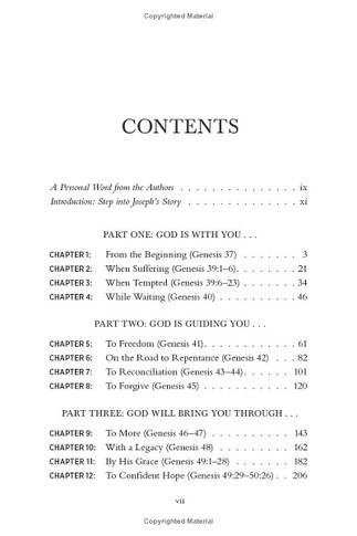 God Won't Leave You There Table of Contents