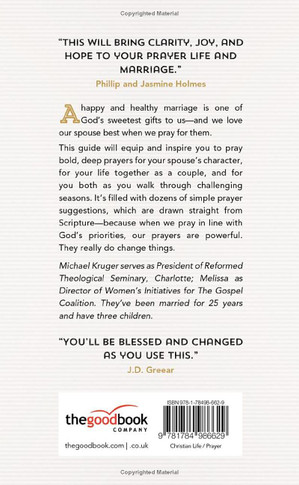 5 Things to Pray for Your Spouse Back Cover