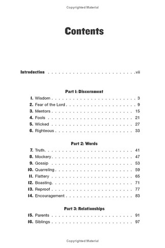 Wisdom 52 Table of Contents