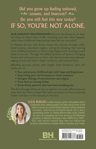 Hopeful Sorrow Back Cover