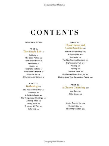 The Chosen Presents: Taste & See Table of Contents