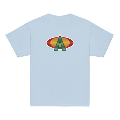 Official Average Boy Podcast Youth Logo T-Shirt - Light Blue