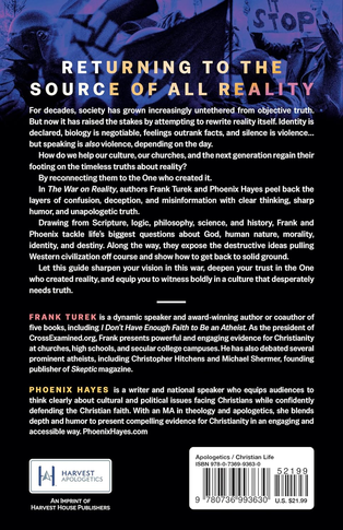 The War on Reality Back Cover