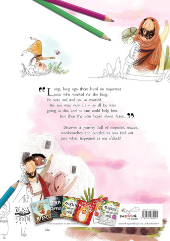 The One O'Clock Miracle Coloring & Activity Book Back Cover