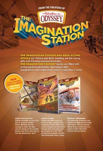 The Imagination Station Books 3-Pack: Light in the Lions' Den/Inferno in Tokyo/Madman in Manhattan