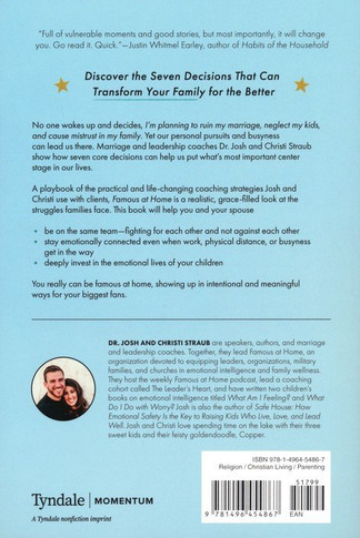 Famous at Home Back Cover