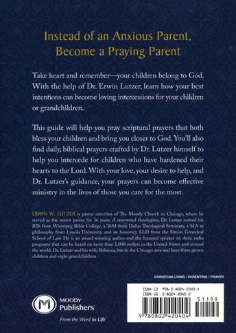 A Practical Guide for Praying Parents Back Cover