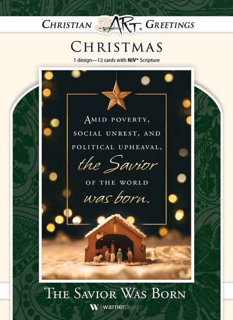 The Savior of the World Was Born (NIV) - Christmas Boxed Cards