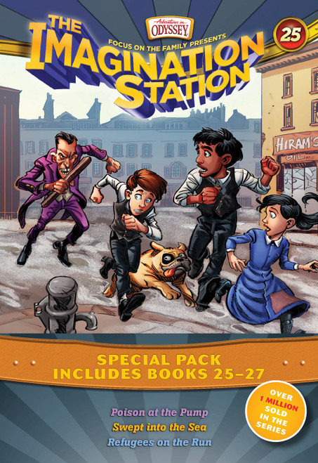 Imagination Station Books 3-Pack (25-27): Poison at the Pump / Swept Into the Sea / Refugees on the Run