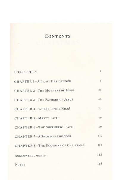 Hidden Christmas Table of Contents