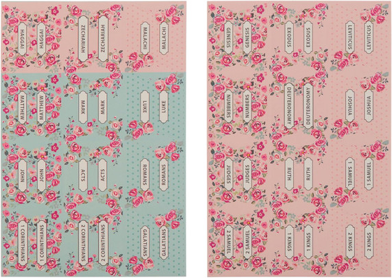 Christian Art Gifts Colored Bible Indexing Tabs for Women & Girls Christian Art Gifts Colored Bible Indexing Tabs for Women & Girls