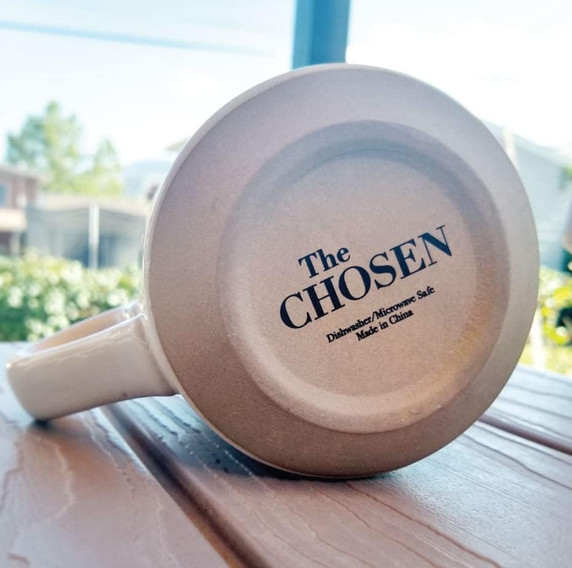 The Chosen: Look Up Stoneware Mug Cream 16 oz. The Chosen: Look Up Stoneware Mug Cream 16 oz.