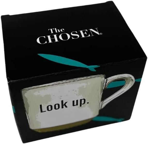 The Chosen: Look Up Stoneware Mug Cream 16 oz. The Chosen: Look Up Stoneware Mug Cream 16 oz.