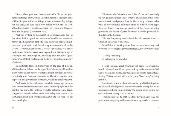 Set Your Eyes Higher: A 40-Day Reset to Slow Your Anxiety and Fix Your Focus on God (a Devotional) Set Your Eyes Higher: A 40-Day Reset to Slow Your Anxiety and Fix Your Focus on God (a Devotional)