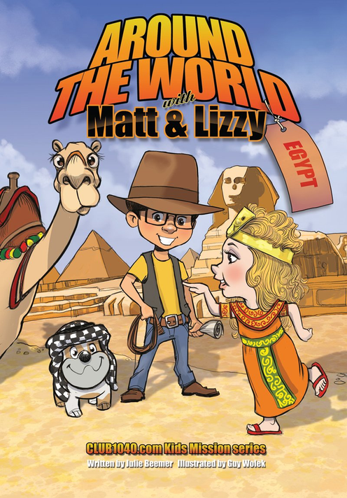 Around the World with Matt and Lizzy - Egypt Front Cover