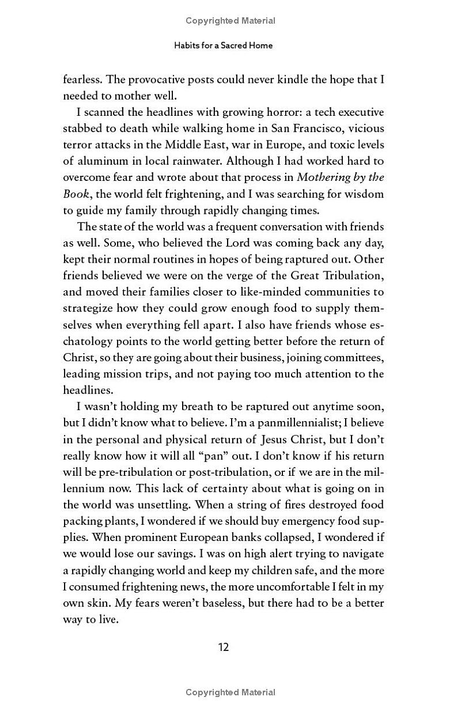 Habits for a Sacred Home Inside Look