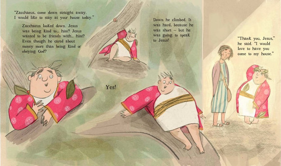 The Man in the Tree and the Brand New Start Storybook: A True Story about Zacchaeus and the Difference Knowing Jesus Makes