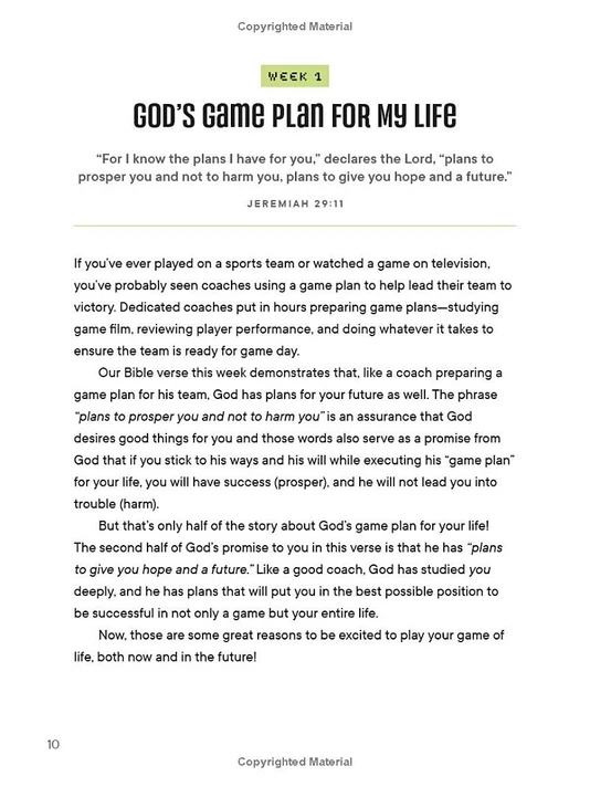 Preteen Devotional for Boys Chapter 1