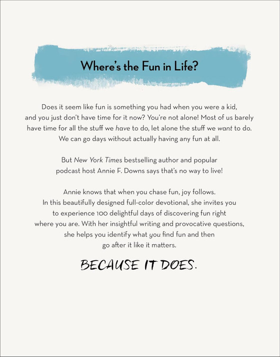 Chase the Fun Back Cover