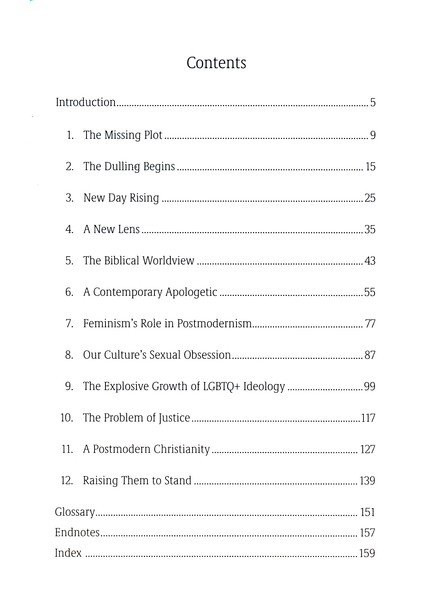 Christ Over Culture Table of Contents