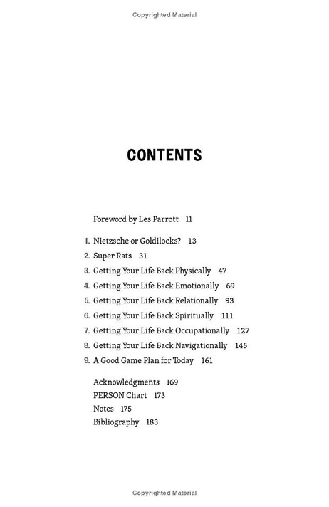 Stress Fracture Table of Contents