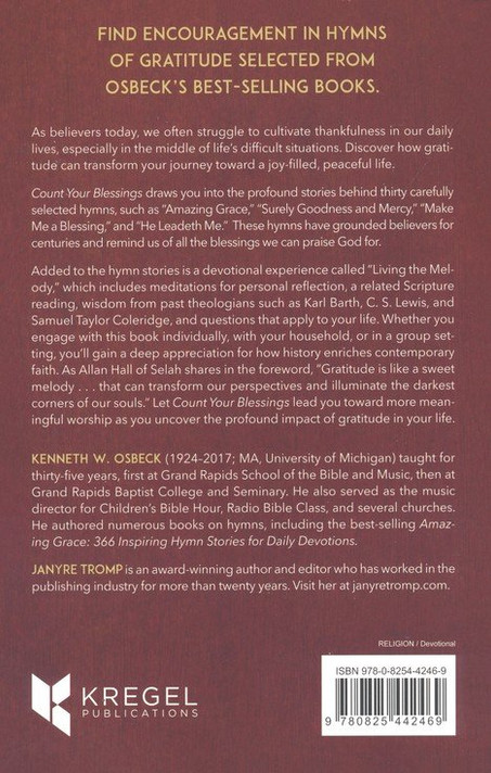 Count Your Blessings Back Cover