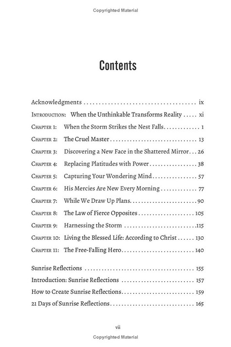 FreeFall Table of Contents
