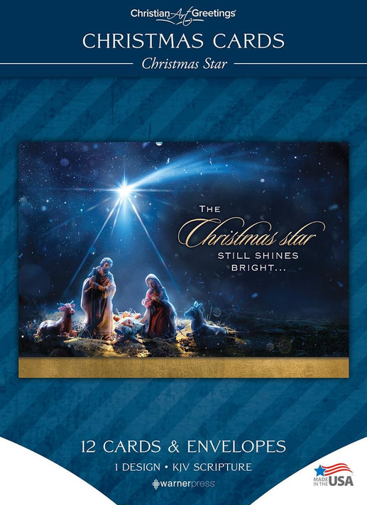 Christmas Star - Matthew 2:10 - Christmas Boxed Cards