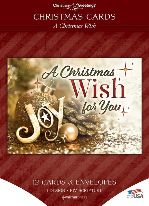 A Christmas Wish - Luke 2:10 - Christmas Boxed Cards A Christmas Wish - Luke 2:10 - Christmas Boxed Cards