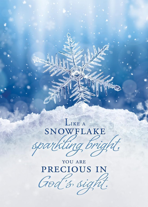 Like a Snowflake - Ephesians 3:17-18 (Niv) - Christmas Boxed Cards