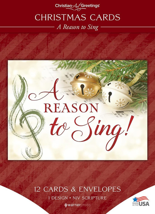 A Reason to Sing - Luke 1:46 (Niv) - Christmas Boxed Cards A Reason to Sing - Luke 1:46 (Niv) - Christmas Boxed Cards