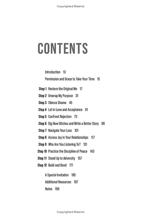 12 Habits for a Sound Mind and Joyful Life Table of Contents