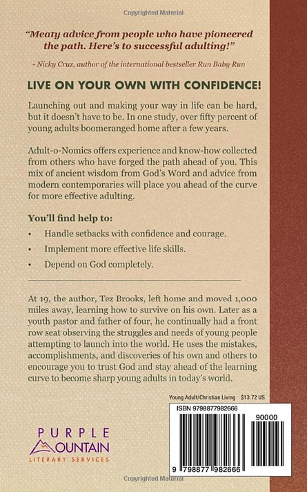 Adult-o-Nomics Back Cover