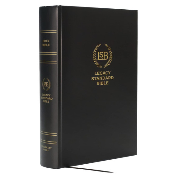 LSB Large Print Wide Margin Black Hardcover Front Cover