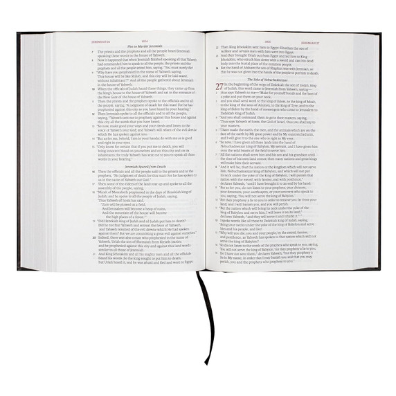 LSB Large Print Wide Margin Black Hardcover LSB Large Print Wide Margin Black Hardcover