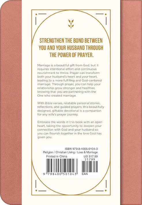 52 Prayers for My Husband Back Cover