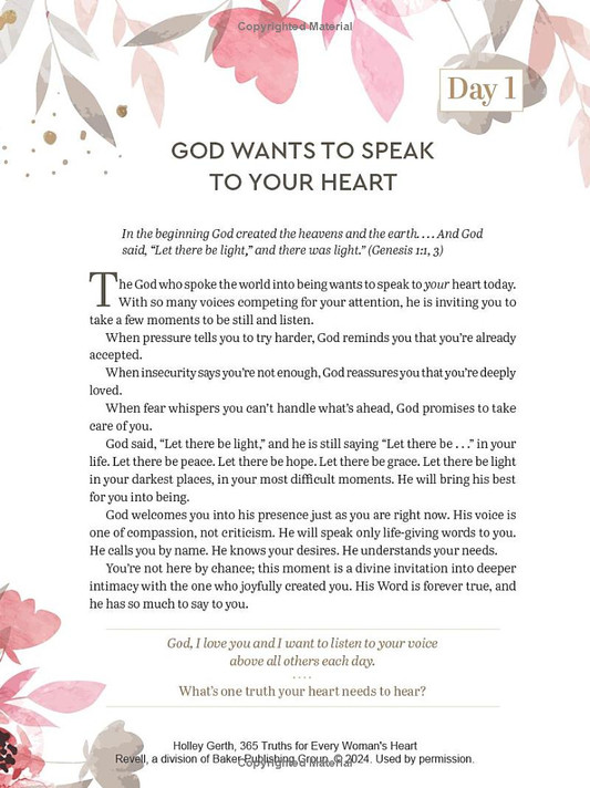 365 Truths for Every Woman's Heart Chapter 1
