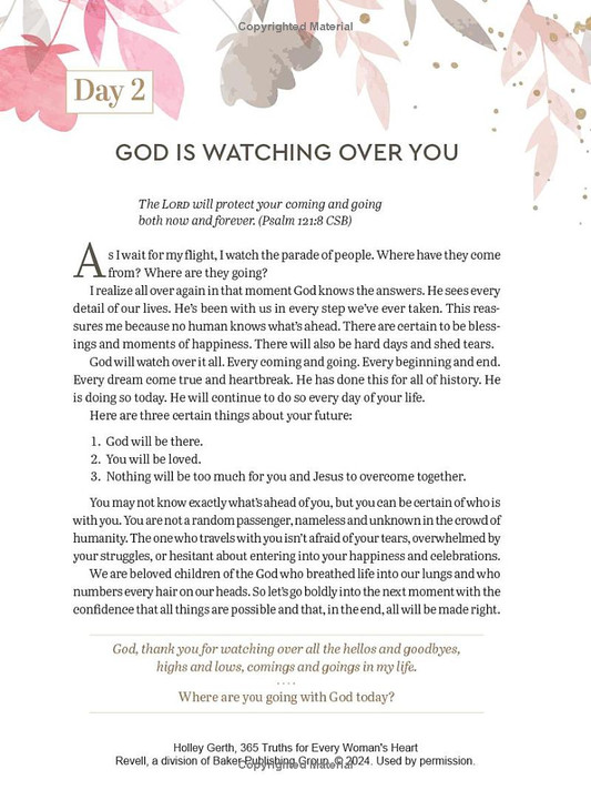 365 Truths for Every Woman's Heart Inside Look
