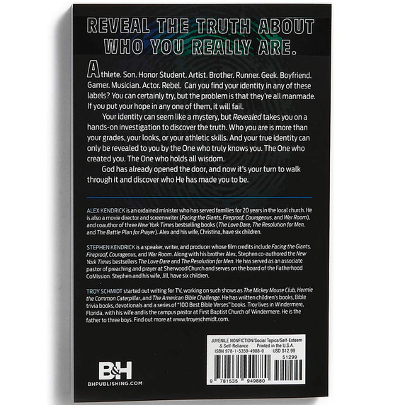 Revealed: Discovering Your True Identity in Christ for Teen Boys and Young Men Revealed: Discovering Your True Identity in Christ for Teen Boys and Young Men