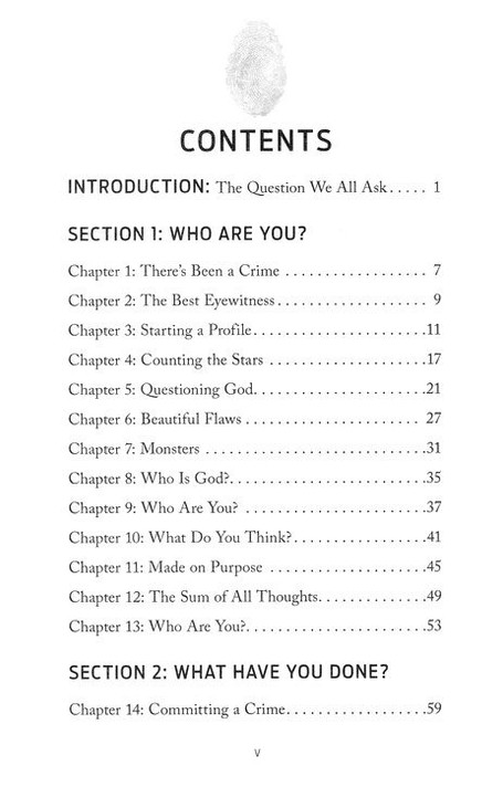 Revealed Table of Contents