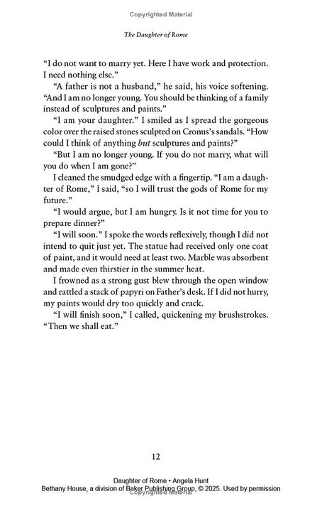 The Daughter of Rome Inside Look