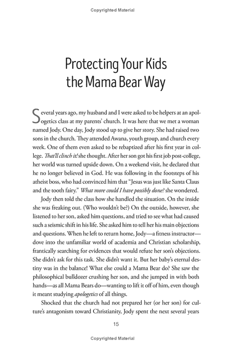 Mama Bear Apologetics Chapter 1