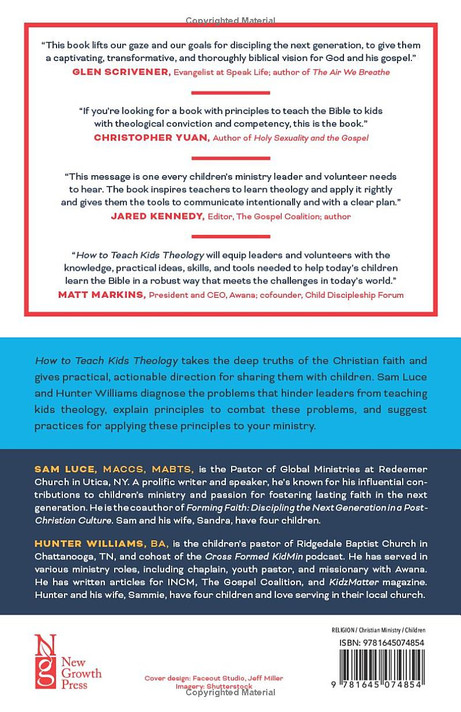 How to Teach Kids Theology Back Cover