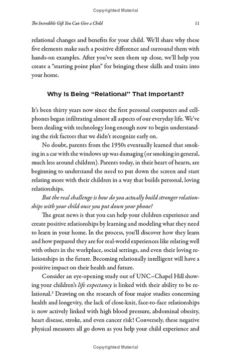The Relationally Intelligent Child Inside Look