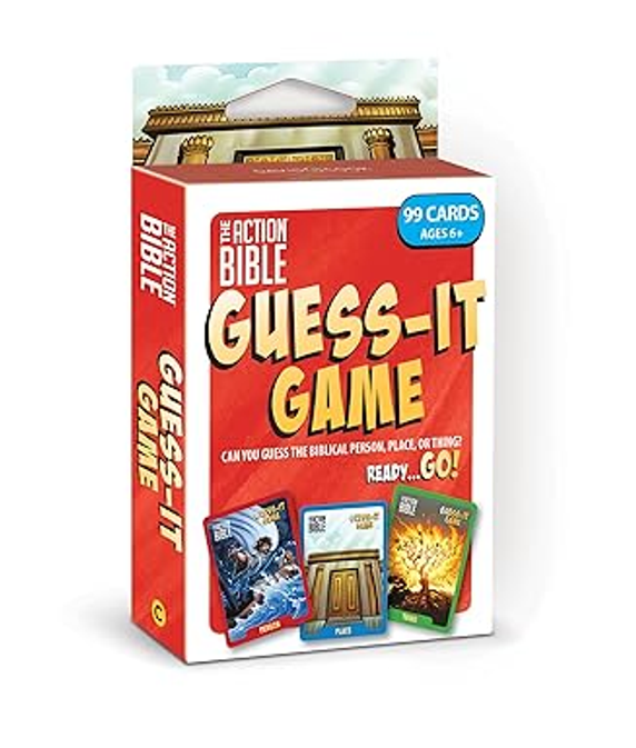 The Action Bible Guess-It Game Front Cover