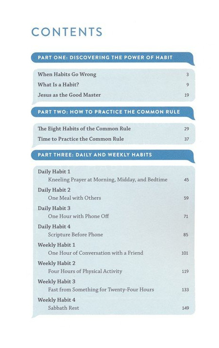 The Common Rule Table of Contents