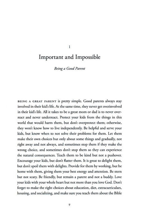 Good News for Parents Chapter 1