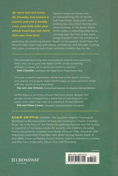 Good News for Parents Back Cover