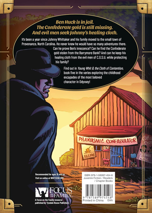 Young Whit and the Cloth of Contention Back Cover