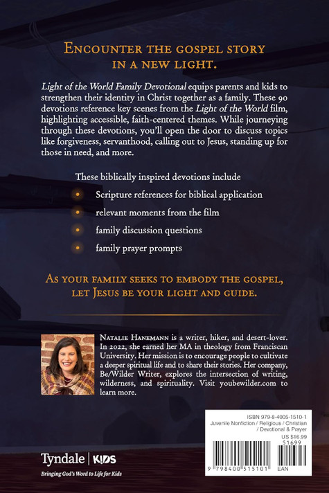 Light of the World Family Devotional Back Cover